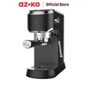 AZKO Klaz 1.25 ltr Espresso Maker 15 Bar Dengan Pembuat Buih Susu - Hitam mesin kopi espresso machine alat pembuat minuman kopi