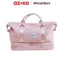 AZKO Passport Ogata Tas Travel - Pink travel bag tas traveling hand carry bag perlengkapan jalan-jalan