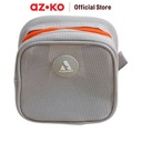 AZKO Passport Orugana Pouch Organizer Square - Abu-Abu kantong organizer serbaguna tempat pensil pulpen alat make up pouch kosmetik