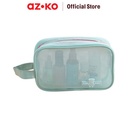 AZKO Passport Orugana Pouch Organizer Rectangle - Biru kantong organizer serbaguna tempat pensil pulpen alat make up pouch kosmetik