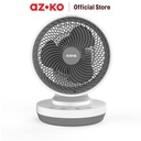 AZKO Kris 9 inci Kipas Angin Meja Dengan Timer - Putih/Abu-Abu desk fan penyejuk ruangan kipas baling-baling