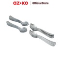 AZKO Kris Set 20 Pcs Sendok Teh Sekali Pakai - Silver tea spoon food grade sendok pengaduk minuman peralatan minum perlengkapan dapur