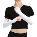 AZKO Alph Manset Lengan Ice Silk Spf 5 Arm Sleeve Manset Tangan Olahraga Pelindung Lengan Uv Lengan Panjang Anti Uv