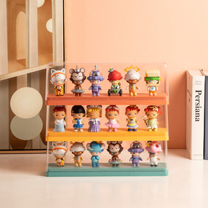 AZKO Stora Kotak Pajang Action Figure Double Box Square Display Box Tempat Koleksi Pajangan Storage Tempat Hiasan Dekorasi Rumah