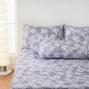 AZKO Sleeplite Set Seprai Microfiber Flower Thea Sprei Motif Seprai Aesthetic Seprei Sheet Set Bed Sheet Aksesoris Tempat Tidur Set Sarung Bantal Sarung Guling