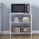 AZKO Stora Rak Besi Wire Rack 16 mm Metal Rack Rak Serbaguna Rak Penyimpanan Minimalis Organizer Gudang