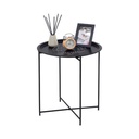 AZKO Soleil Meja Teras Dengan Tray Meja Luar Ruangan Garden Table Balcony Desk Furnitur Taman Outdoor Furniture