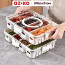 AZKO Stora 2.8 ltr Wadah Makanan Kulkas - Putih Food Container Kotak Makan Food Grade Serbaguna Tempat Makanan Food Storage Kitchenware