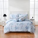 AZKO Sleeplite Seprai Microfiber Flower Nyla Sprei Motif Seprai Aesthetic Seprei Sheet Set Bed Sheet Aksesoris Tempat Tidur Set Sarung Bantal Sarung Guling