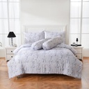 AZKO Sleeplite Seprai Microfiber Flower Lyla Sprei Motif Seprai Aesthetic Seprei Sheet Set Bed Sheet Aksesoris Tempat Tidur Set Sarung Bantal Sarung Guling