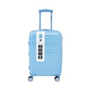 AZKO Passport Blythe Koper Pc & Abs Tsa Lock - Biru Hardcase Luggage Koper Kabin Dengan Tsa Tas Jalan-Jalan Travel Bag Tas Roda