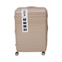 AZKO Passport Blythe Koper Pc & Abs Tsa Lock - Krem Beige Hardcase Luggage Koper Bagasi Dengan Tsa Tas Jalan-Jalan Travel Bag Tas Roda