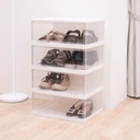 AZKO Stora Rak Sepatu Foldable Double Shoe Rack Organizer Sandal Sepatu Kabinet Alas Kaki Tempat Penyimpanan Sendal