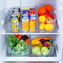 AZKO Stora Wadah Penyimpanan Kulkas Grinn Fridge Organizer Wadah Penyimpanan Kulkas Refrigerator Can And Bottle Tray