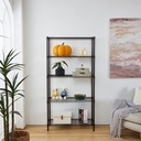AZKO Stora Rak Besi 5 Tingkat Storage Rack Metal Tempat Penyimpanan Serbaguna Rak Barang Organizer Gudang