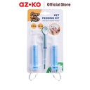 AZKO Paws N Tail Pet Syringe And Pushpin Feeder 14ml Pet Feeding Tools Syringe And Pushpin Feeder Aksesoris Hewan Peliharaan