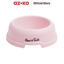 AZKO Paws N Tail Pet Bowl Antislip Small Pink Wadah Makanan Anabul Anjing Kucing Pet Food Bowl Perlengkapan Makan Hewan Peliharaan