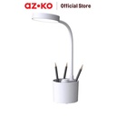 AZKO Eglare Lampu Meja Led Rechargeable Dengan Pen Case - Putih Multifunctional Table Lamp Lampu Baca Dan Belajar Serbaguna Penerangan Kamar Desk Light Study Lamp