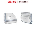 AZKO Kindla 4.4X4.4X2 cm Set 4 Pcs Pelindung Sudut Meja Fleksibel Table Corner Protector Pelindung Pinggiran Meja Serbaguna Pengaman Sudut Furniture