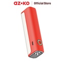 AZKO Powerlite Senter Rechargeable 2 watt 120 lumens Dengan Magnet - Putih Flashlight Emergency Lamp Lampu Camping Portable Travel Light Lampu Darurat Cadangan