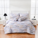 AZKO Sleeplite Set Seprai Microfiber Abstrak Adria Sprei Motif Seprai Aesthetic Seprei Sheet Set Bed Sheet Aksesoris Tempat Tidur Set Sarung Bantal Sarung Guling
