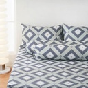 AZKO Sleeplite Set Seprai Microfiber Abstr Leon Sprei Motif Seprai Aesthetic Seprei Sheet Set Bed Sheet Aksesoris Tempat Tidur Set Sarung Bantal Sarung Guling