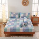 AZKO Sleeplite Set Seprai Microfiber Abstr Dna Sprei Motif Seprai Aesthetic Seprei Sheet Set Bed Sheet Aksesoris Tempat Tidur Set Sarung Bantal Sarung Guling