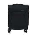 AZKO Passport Parker Koper Nylon Tsa Lock - Hitam Softcase Luggage Koper Kabin Dengan Tsa Tas Jalan-Jalan Travel Bag Tas Roda