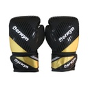 AZKO Berwyn Sarung Tinju Boxing Gloves Perlengkapan Olahraga Pelindung Tangan Tinju - Hitam/Gold, 14 Oz