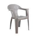 AZKO Soleil Kursi Teras Stacking Dengan Cup Holder Balcony Chair Kursi Outdoor Serbaguna Furniture Rumah Tempat Duduk Kursi Halaman Balkon