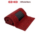 AZKO Otto Klasse Karpet Mobil Pvc Coil - Hitam/Merah Car Carpet Aksesoris Alas Interior Mobil Car Cabin Mat Perlengkapan Otomotif