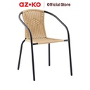 AZKO Soleil Natura Kursi Teras Bistro Wicker Balcony Chair Kursi Outdoor Serbaguna Furniture Rumah Tempat Duduk Kursi Halaman Balkon