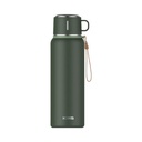AZKO Kris 9 ml Camper Botol Vacuum Flask - Hitam Tumbler Termos Minuman Tempat Air Minum Panas Dingin Water Bottle Food Grade Perlengkapan Minum
