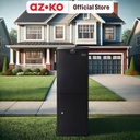 AZKO Masterspace Kabinet Parcel Front Opener - Hitam Parcel Box Lemari Paket Tempat Penyimpanan Paket Kotak Penerima Paket Outdoor