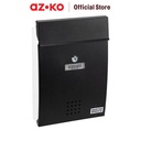 AZKO Masterspace 25.7X8.6X38 cm Kotak Surat Dinding - Hitam Mailbox Kotak Pos Kotak Surat Tahan Cuaca