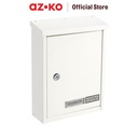 AZKO Masterspace 22X7.5X30 cm Kotak Surat Dinding - Putih Mailbox Kotak Pos Kotak Surat Tahan Cuaca