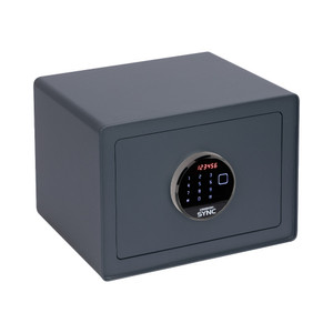 AZKO Krisbow Sync 35X25X25 cm Smart Brankas Besi Layar Sentuh F2401S Steel Safe Touch Screen Lemari Brangkas Pintar Safety Box Tempat Simpan Barang Berharga Brankas Digital Keamanan Rumah