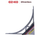 AZKO Mastersp19.5 cm Bracket Rak Siku - Silver Braket Penopang Rak Dinding Penyangga Ambalan Shelf Stand