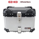 AZKO Otto Klasse 45 ltr Box Motor Aluminium Square Motorcycle Box Bagasi Motor Box Penyimpanan Motor Perlengkapan Otomotif