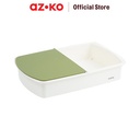 AZKO Kris Talenan Multifungsi - Putih/Hijau Papan Pemotong Makanan Cutting Board Chopping Board Alas Iris Perlengkapan Masak Peralatan Dapur