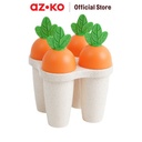 AZKO Ataru Cetakan Es Lilin Carrot Pencetak Es Krim Food Grade Ice Mould Perlengkapan Masak