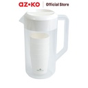 AZKO Delicia 2 ltr Set 5 Pcs Teko Minum & Gelas Set Water Jug With Glass Pitcher Dengan Tutup Dan Handle Wadah Penyimpanan Air Peralatan Minum