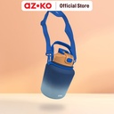 AZKO Ataru 1.1 ltr Joy Botol Vacuum Flask - Biru Navy Tumbler Termos Minuman Tempat Air Minum Panas Dingin Water Bottle Food Grade Perlengkapan Minum