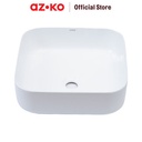 AZKO Acroz Wastafel Keramik Sf1205 - Putih Basin Wastafel Westafel Tempat Cuci Tangan Perlengkapan Rumah