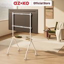 AZKO Krisbow Studia Bracket Tv Standing 43-80 inci - Putih Fixed Fixture Television Penyangga Televisi Breket Gantung Tv Stand Tv Bracket