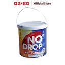 AZKO No Drop 4 kg Cat Pelapis Anti Bocor Dan Panas - Abu-Abu Paint Waterproof Cat Lapisan Pelindung Dinding Perlengkapan Tukang