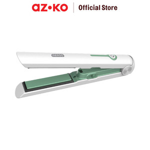 AZKO Memoo Alat Catok Portable - Putih/Hijau Pelurus Rambut Catokan Hair Styler Elektronik Kecantikan
