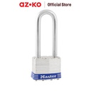 AZKO Masterlock Gembok Besi Long Shackel 1-3/4Lam Steel Padlock Besi Gembok Pintu Pager Rantai Pengunci Pengaman Pagar Pengunci Serbaguna Perlengkapan Keamanan