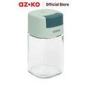 AZKO Oshi 180 ml Tempat Bumbu Dapur - Hijau Spice Jar Tempat Penyimpanan Bumbu Perlengkapan Dapur Seasoning Jar