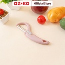 AZKO Ataru Alat Pengupas Rotary - Pink Peeler Alat Kupas Buah Sayur Pisau Pengupas Perlengkapan Dapur Peralatan Masak